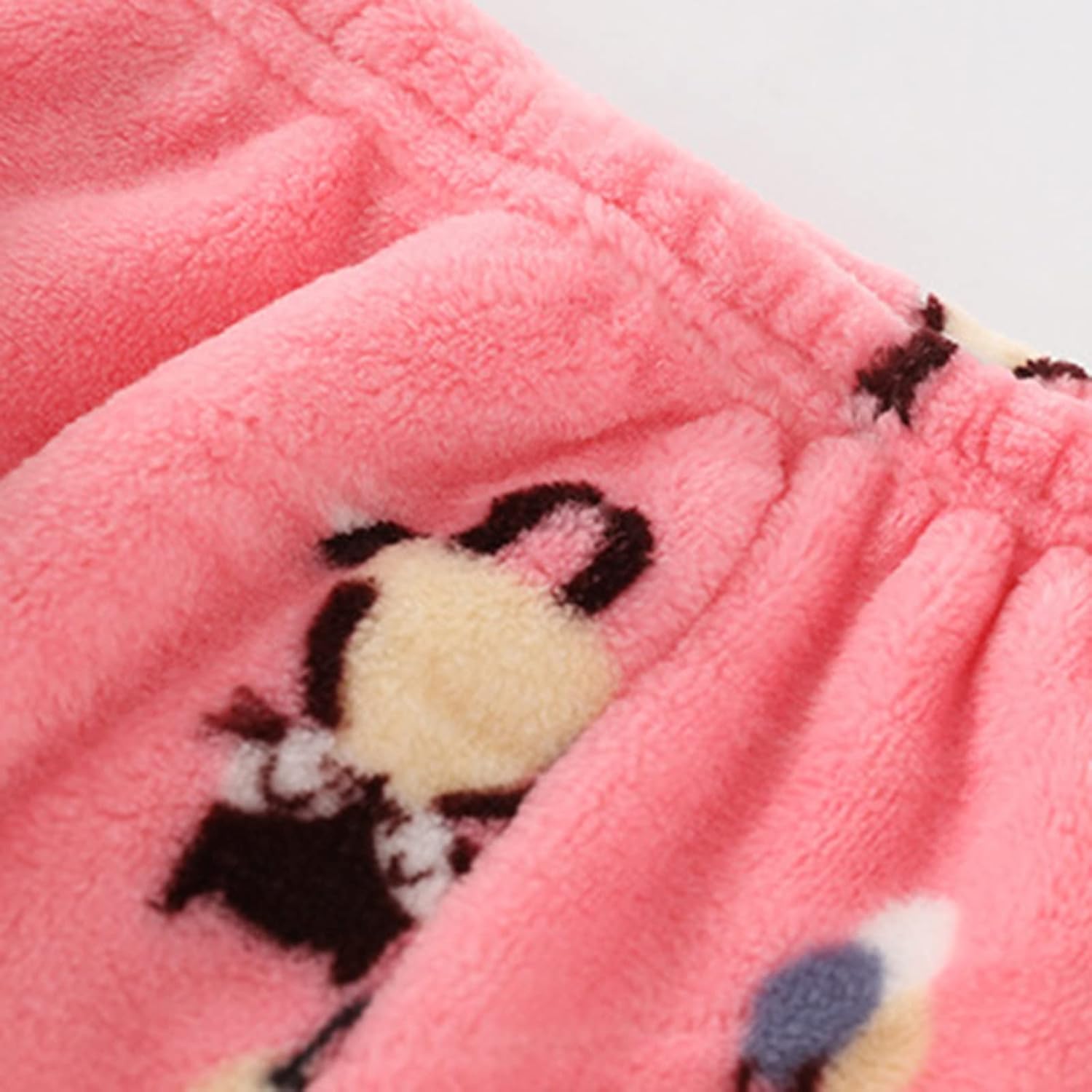 2 Piece Toddler Boys Girls' Winter Fleece 𝐏ajama Set Warm Plush Pullover Tops Pants Sl𝐞epwear Set 𝐏js Outfits