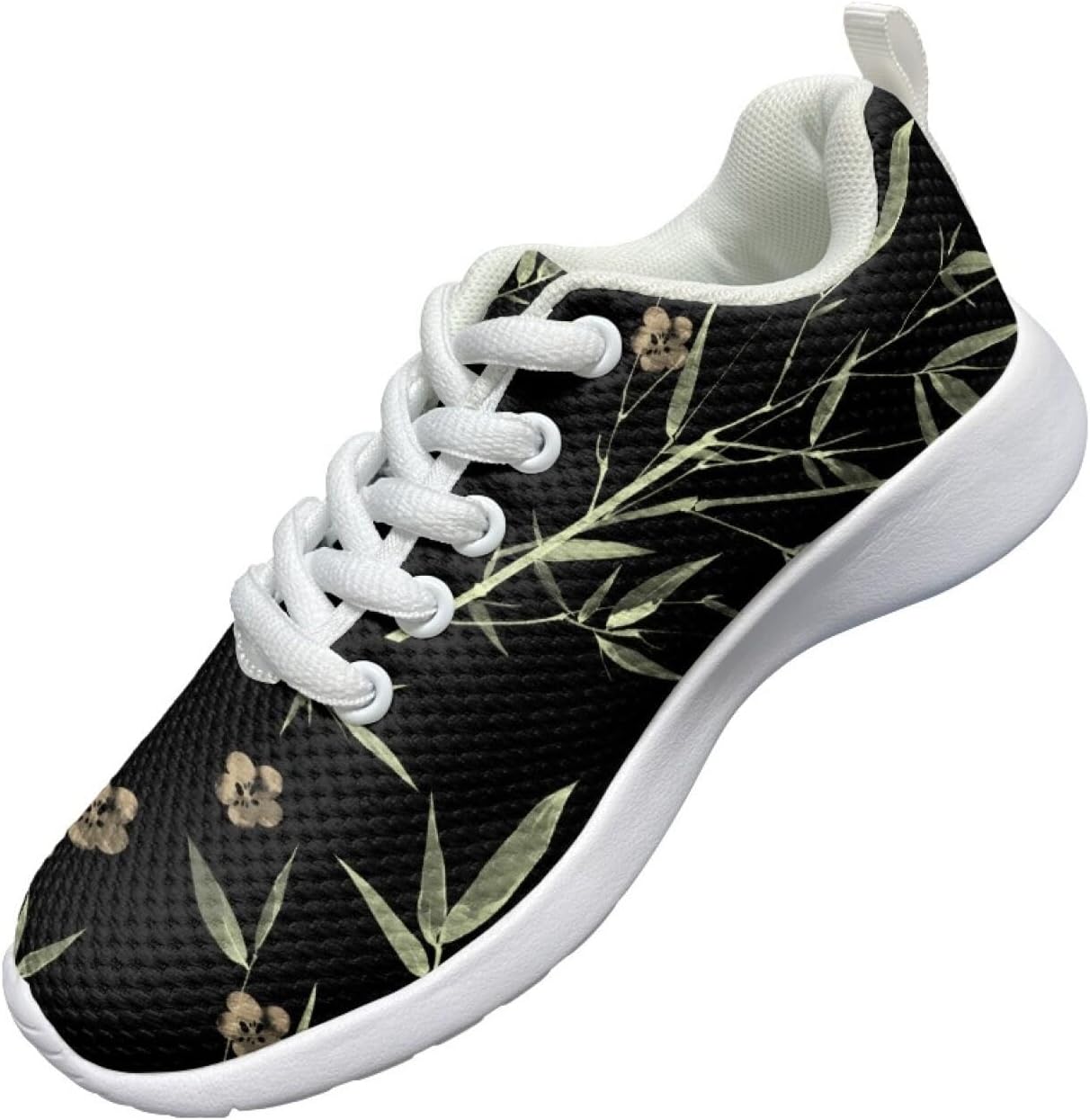 Girls' Sneakers Lace-Up Sneakers for Kids Girls Funny Running Shoes Kids Stitch Fitness Daily Footwear