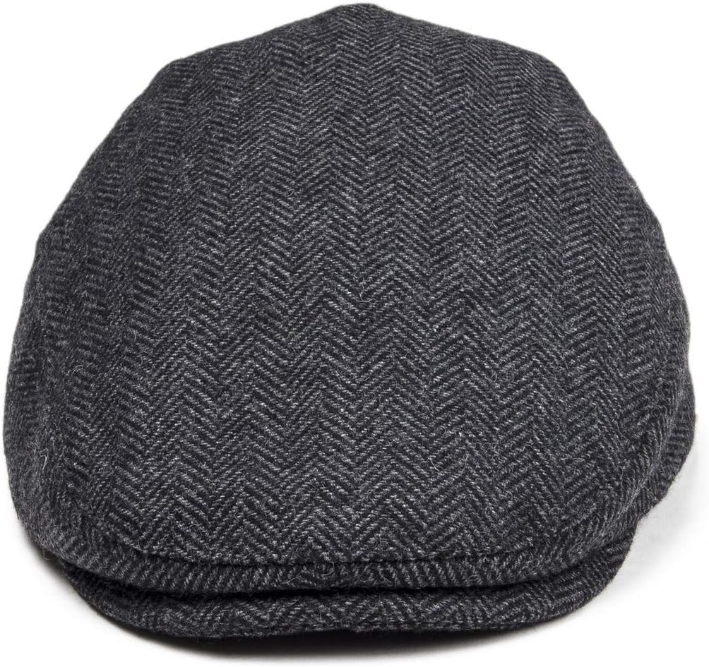 Kids Wool Tweed Newsboy Flat Cap Herringbone Boy Infant Toddler Child Youth Beret Hat