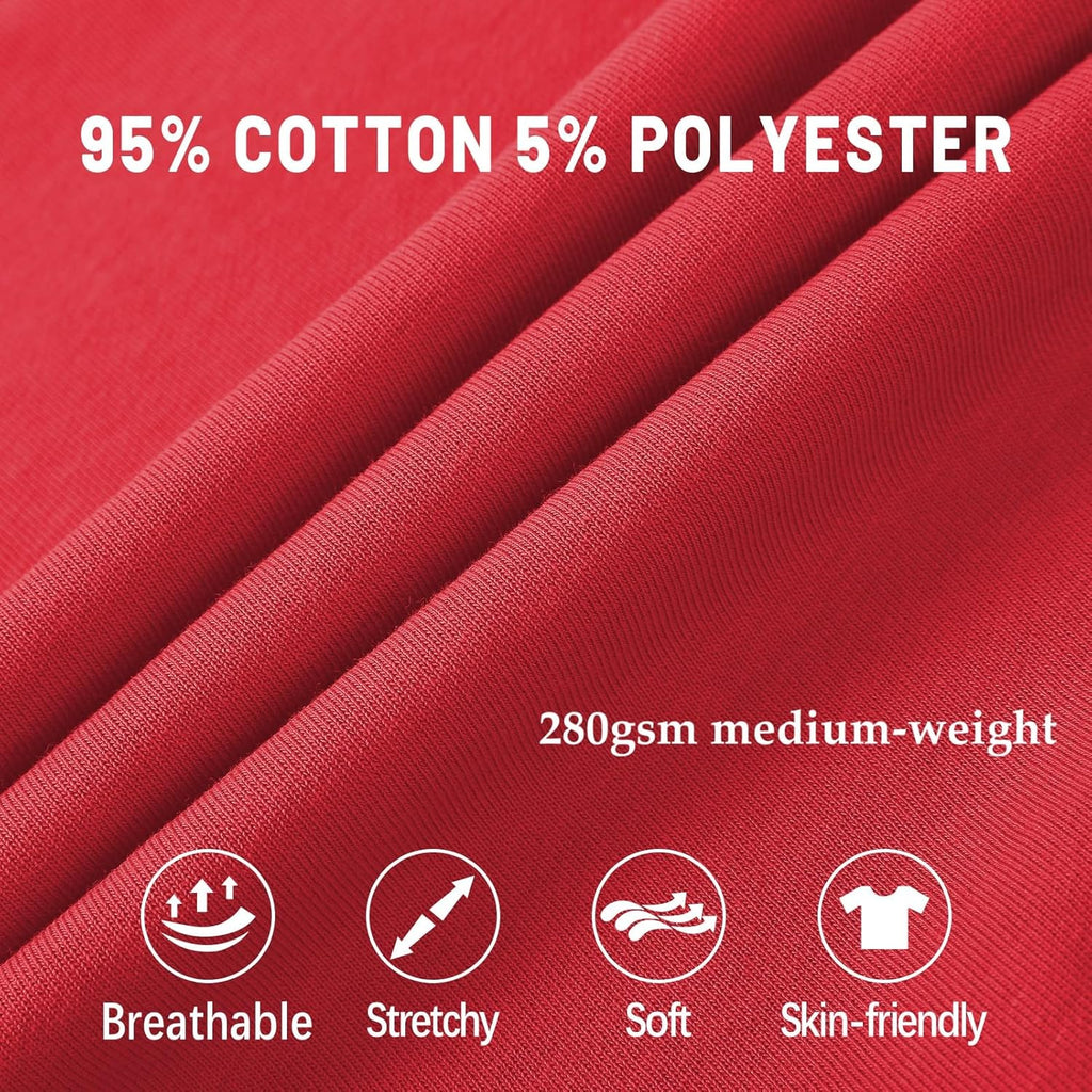 Kids Crewneck Sweatshirt Toddler Long Sleeve Tops Medium Weight Fall Pullovers for Boys and Girls 2-14 Years