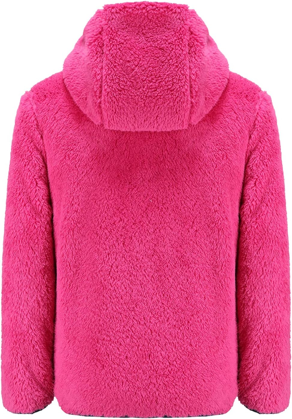 Boys Girls Soft Fleece Sherpa Full-zip Jacket