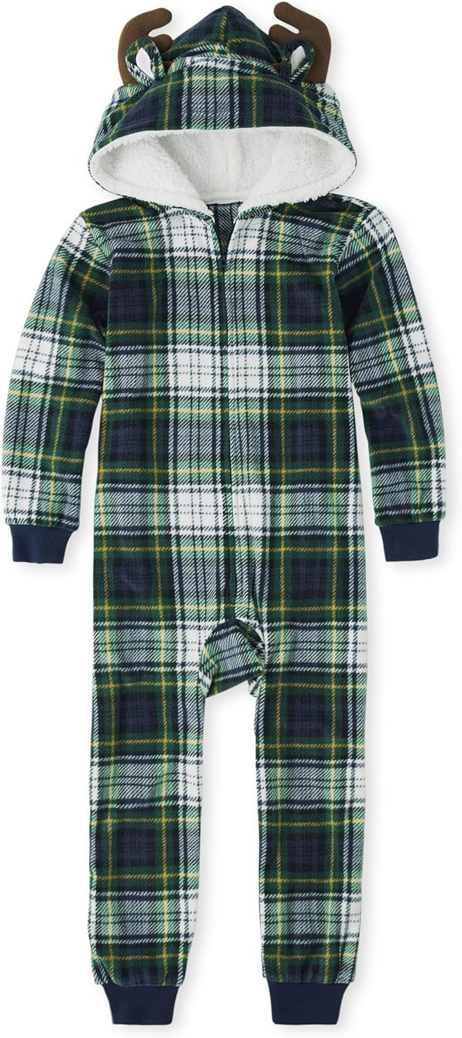 Baby and Family Matching Fleece Holiday Pajama Set