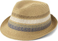 Baby-Boys and Toddler Natural Fedora Hat