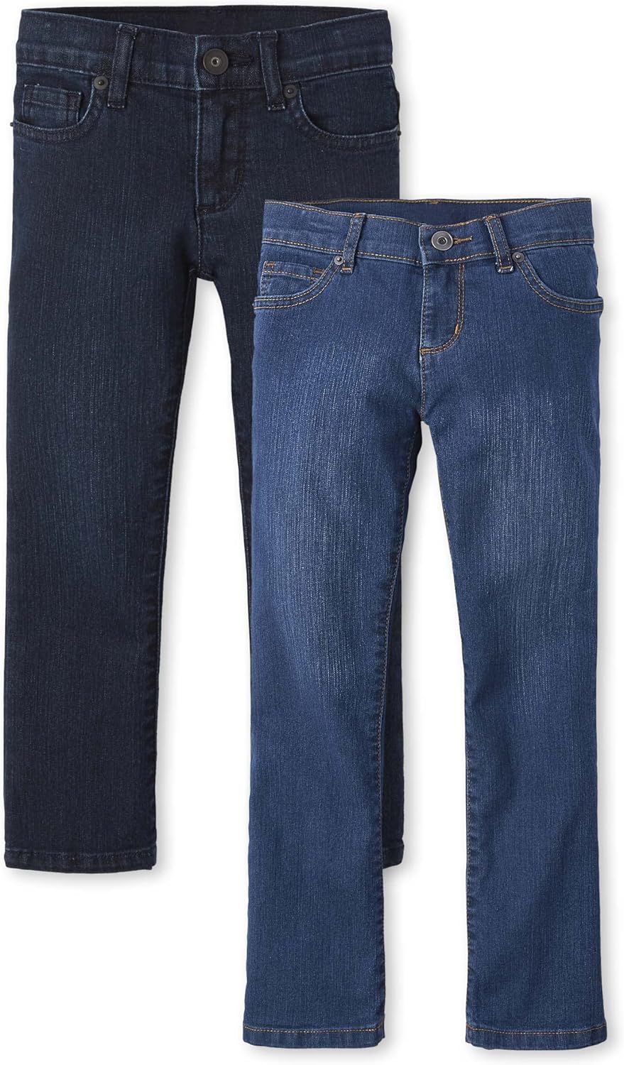 Girls' Multipack Basic Bootcut Jeans