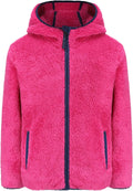 Boys Girls Soft Fleece Sherpa Full-zip Jacket